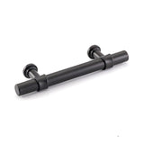 3 Inch Hole Center Cabinet Handles Pulls for Kitchen Stainless Steel Matte Black Drawer Pulls ( 5" Length ）