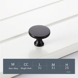 Matte Black Cabinet Handles, Modern Zinc Alloy Cabinet Pulls For Kitchen Cupboard Door, Bedroom Dresser Drawer, Bathroom Furniture Hardware