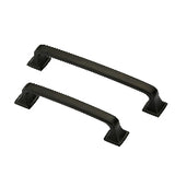 3.75 Inch Matte Black Cabinet Handles for Bathroom, Wardrobe, Bedroom