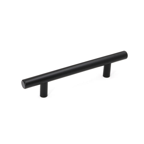 4.5 Inch(115mm) Hole Center Cabinet Handles Pulls For Kitchen Stainless Steel Matte Black Drawer Pulls ( 179mm，Length）