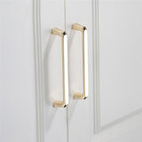 Gold Cabinet Handles，Modern Zinc Alloy Brushed Gold Cabinet Pulls For Cupboard Door, Dresser Drawer, Wardrobe Hardware