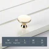 Gold Cabinet Handles，Modern Zinc Alloy Brushed Gold Cabinet Pulls For Cupboard Door, Dresser Drawer, Wardrobe Hardware