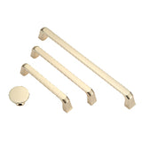 Gold Cabinet Handles，Modern Zinc Alloy Brushed Gold Cabinet Pulls For Cupboard Door, Dresser Drawer, Wardrobe Hardware