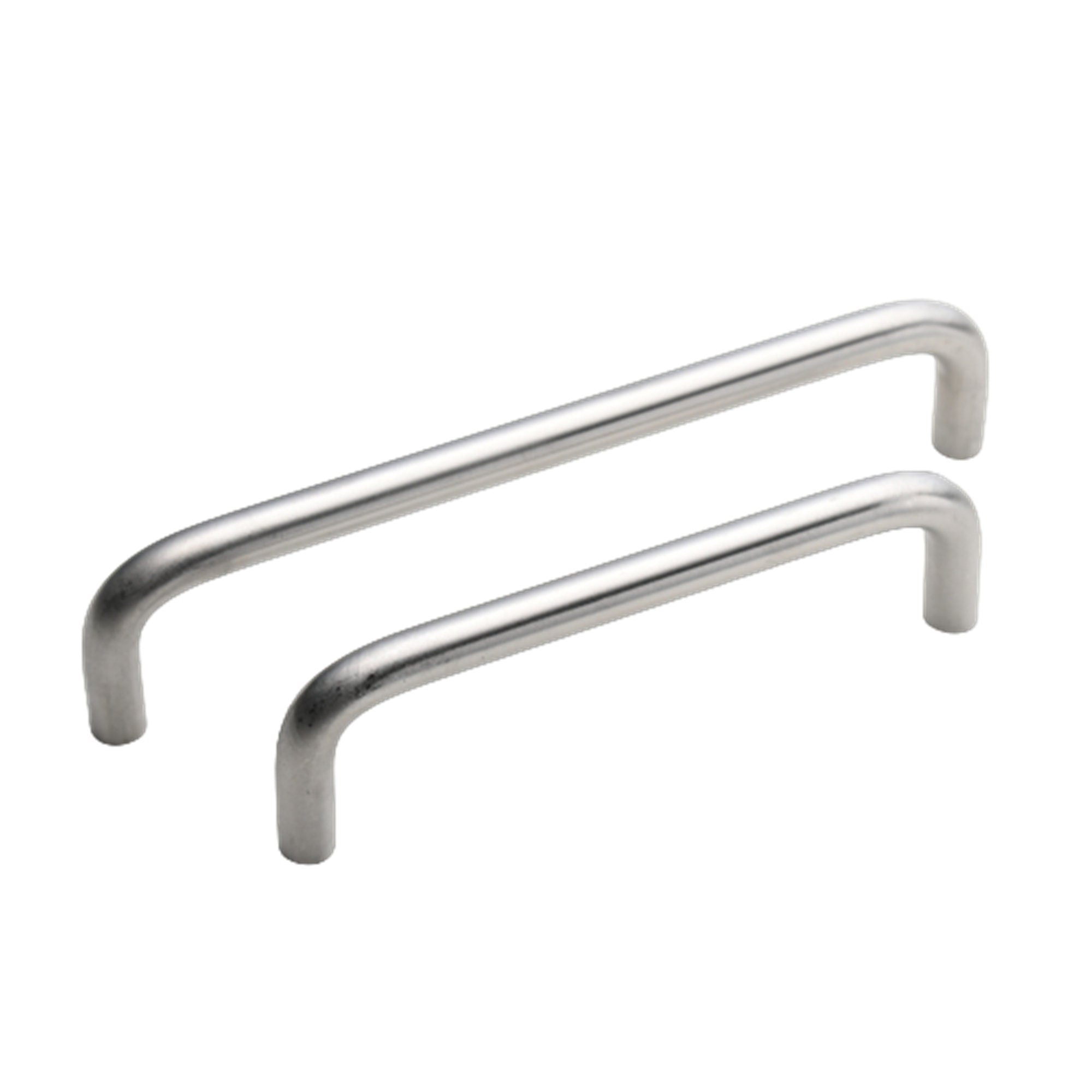 Modern Brushed Nickel Drawer Pulls Kitchen Cabinet Handles - Arch Cabinet Pulls Series - Hole Centers(3.75"/96mm , 5"/128mm, 6.25"/160mm)