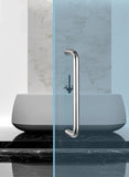 Modern Brushed Nickel Drawer Pulls Kitchen Cabinet Handles - Arch Cabinet Pulls Series - Hole Centers(3.75"/96mm , 5"/128mm, 6.25"/160mm)