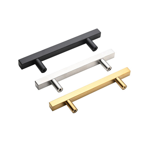 3.75 Inch Brushed Gold Cabinet Pulls Kitchen Cabinet Handles，Made of Stainless Steel，Ideal for Cabinet，Drawer，Cupboard and Wardrobe