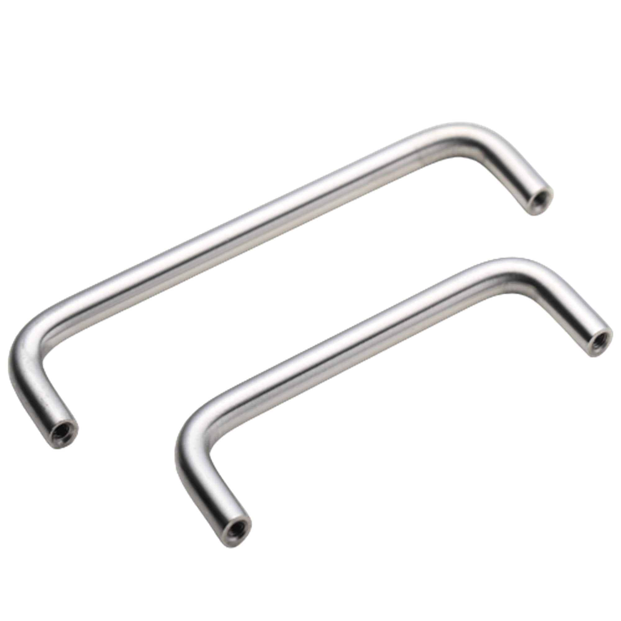Modern Brushed Nickel Drawer Pulls Kitchen Cabinet Handles - Arch Cabinet Pulls Series - Hole Centers(3.75"/96mm , 5"/128mm, 6.25"/160mm)