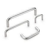 Modern Brushed Nickel Drawer Pulls Kitchen Cabinet Handles - Arch Cabinet Pulls Series - Hole Centers(3.75"/96mm , 5"/128mm, 6.25"/160mm)