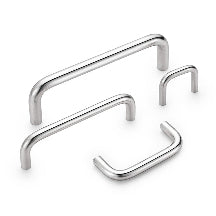 Modern Brushed Nickel Drawer Pulls Kitchen Cabinet Handles - Arch Cabinet Pulls Series - Hole Centers(3.75"/96mm , 5"/128mm, 6.25"/160mm)