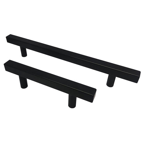 Matte Black Cabinet Pulls Kitchen Cabinet Handles - Large Size Handles - Hole Centers(7.5"，8"，8.8"，10")