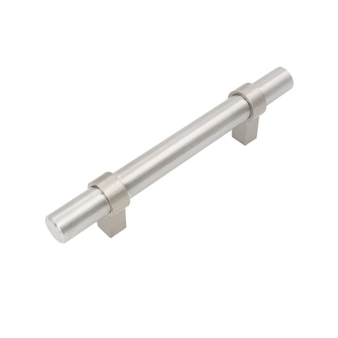 3-1/2"(90mm) Hole Center Cabinet Handles Pulls for Kitchen Stainless Steel Brushed Nickel Drawer Pulls ( 6" Length ）
