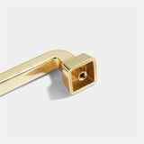Brushed Cabinet Pulls Gold Drawer Pulls，Zinc Alloy Drawer Pull Handle For Dresser Drawers Bathroom Cabinet Hardware(Swiss Gold)