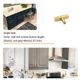 2 Inch Brass Cabinet Knobs Gold Drawer Knobs