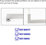 18 Inch(C-C) Modern Square Cabinet Handles (458mm，Brushed Nickel)